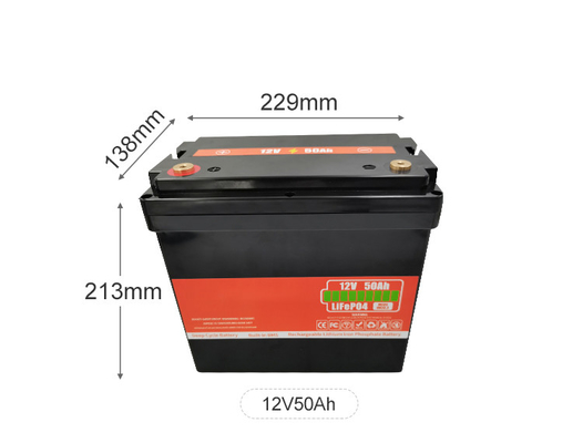 OEM Lithium Battery 12v 50Ah Solar Battery Pack With Deep Cycle