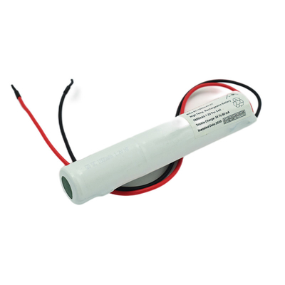 3.6V SC 1800mAh Emergency Light Ni Cd Battery White PVC Pack